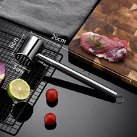 304 stainless steel meat tenderizer solid meat tenderizer multi functional meat hammer cooking utensil