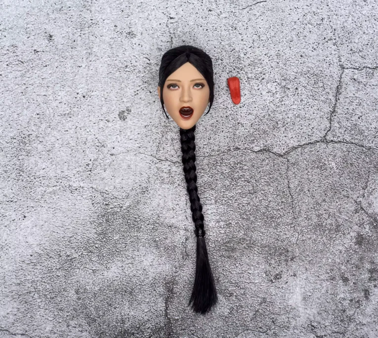 YMTOYS YMT067 масштаб 1/6 женская модель головы зомби + язык для 12 дюймов