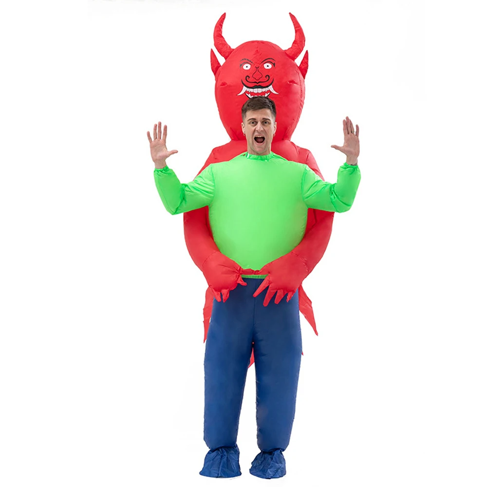 

JYZCOS Halloween Ghost Inflatable Costume Adult Cosplay Scary Evil Devil Role Play Party Dress Up Spoof Props