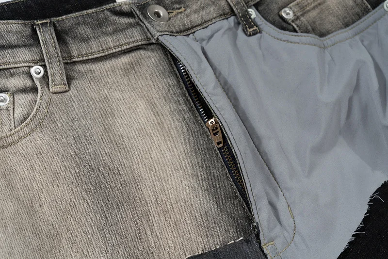 Новинка 2023 Классические винтажные Роскошные старые потертые Вощеные джинсы