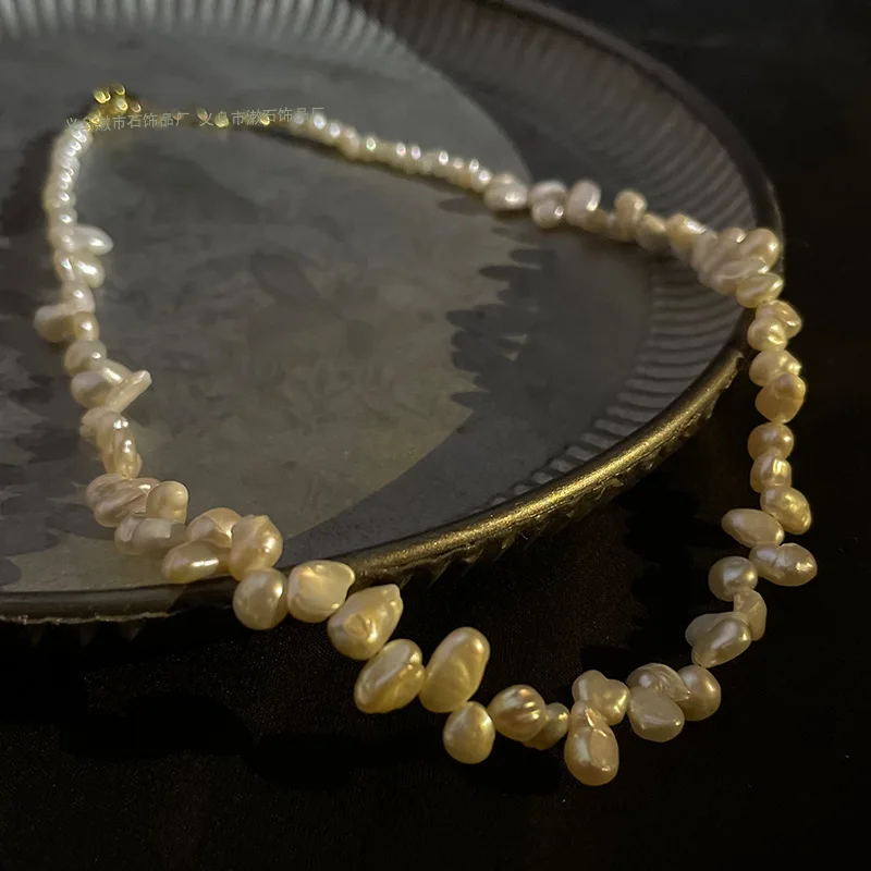 

Женское Ожерелье-чокер с бусинами и пресноводным жемчугом