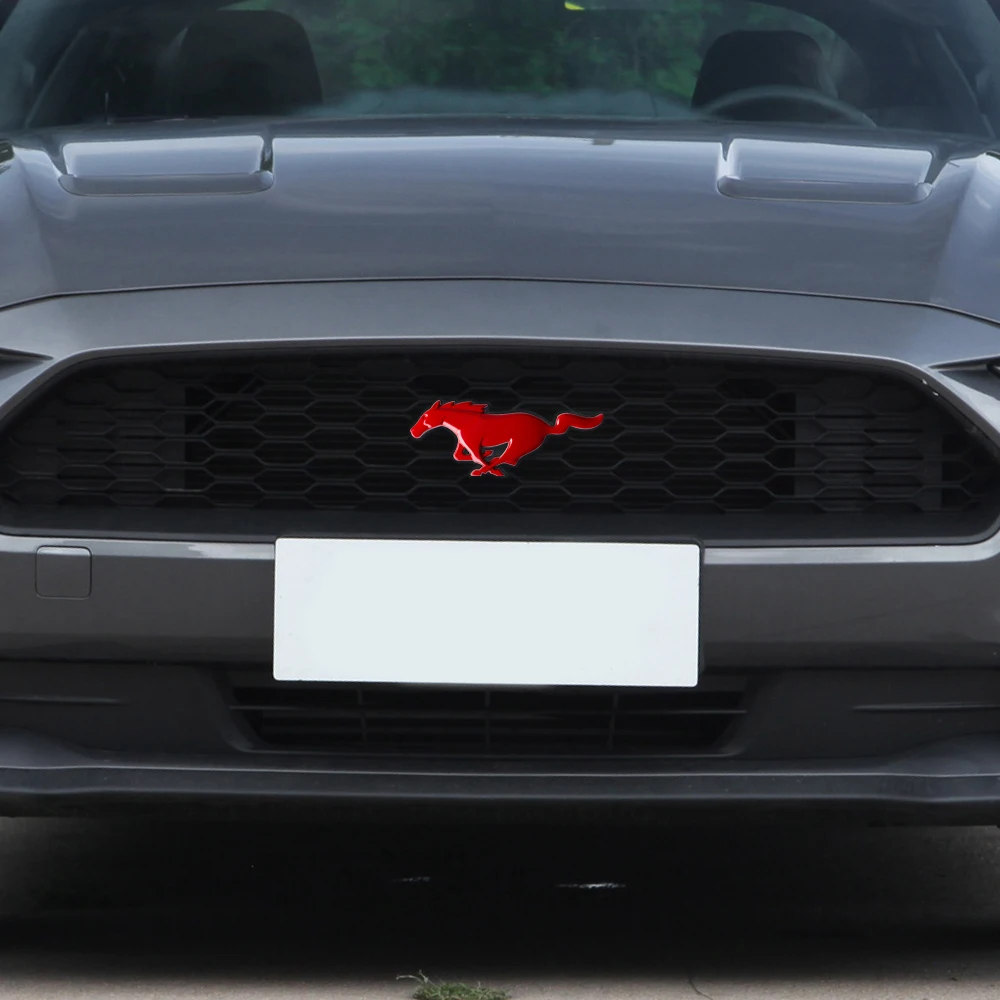 Фото Эмблема на передний капот автомобиля, наклейка на багажник Ford Mustang Shelby Kuga Fiesta Explorer Ranger Fusion ST Racing Focus Escort Mondeo №5