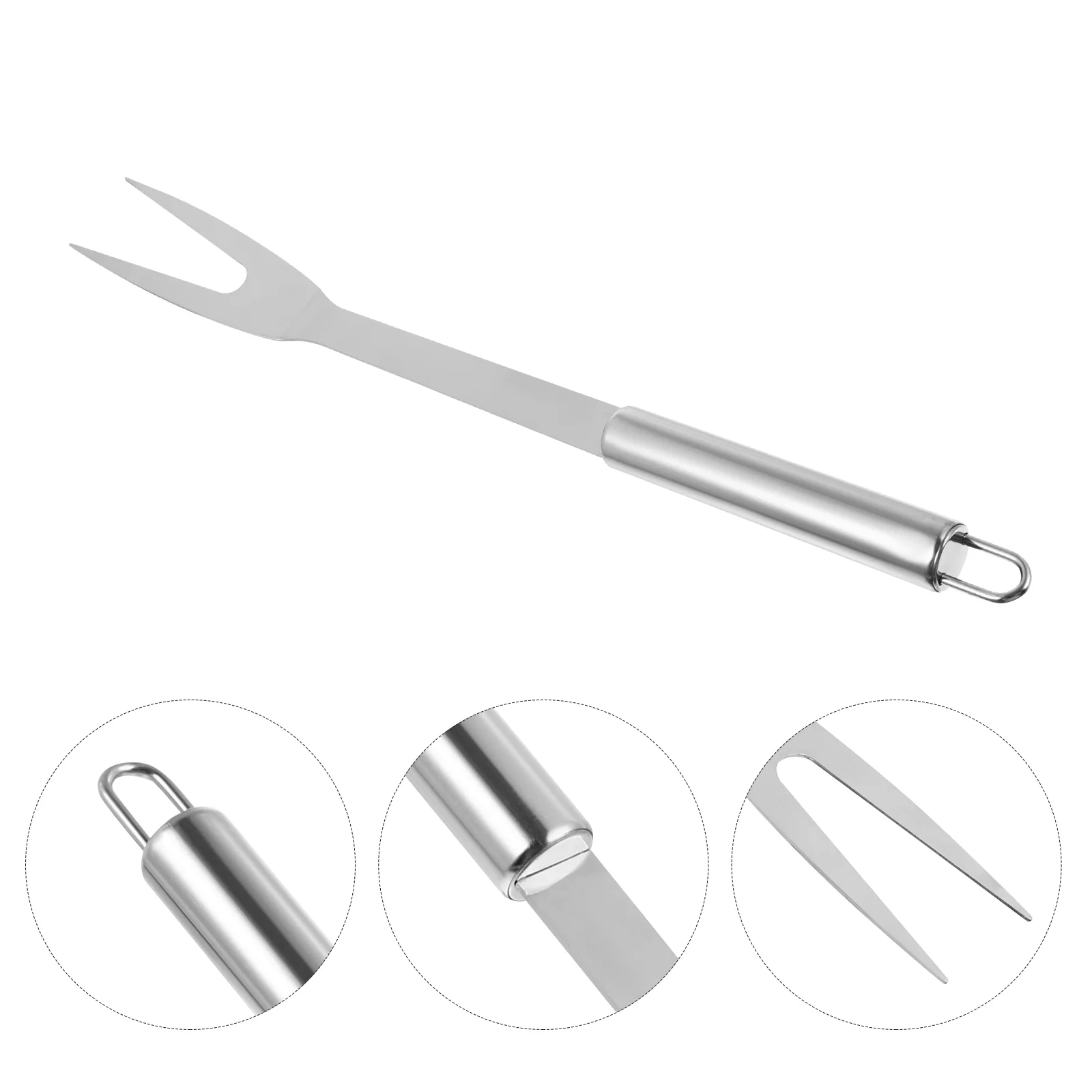 

Fork Forks Meat Grill Serving Roasting Steel Bbq Stainless Grilling Cooking Fruit Barbecue Carvingsticks Picnic Dessert Steak