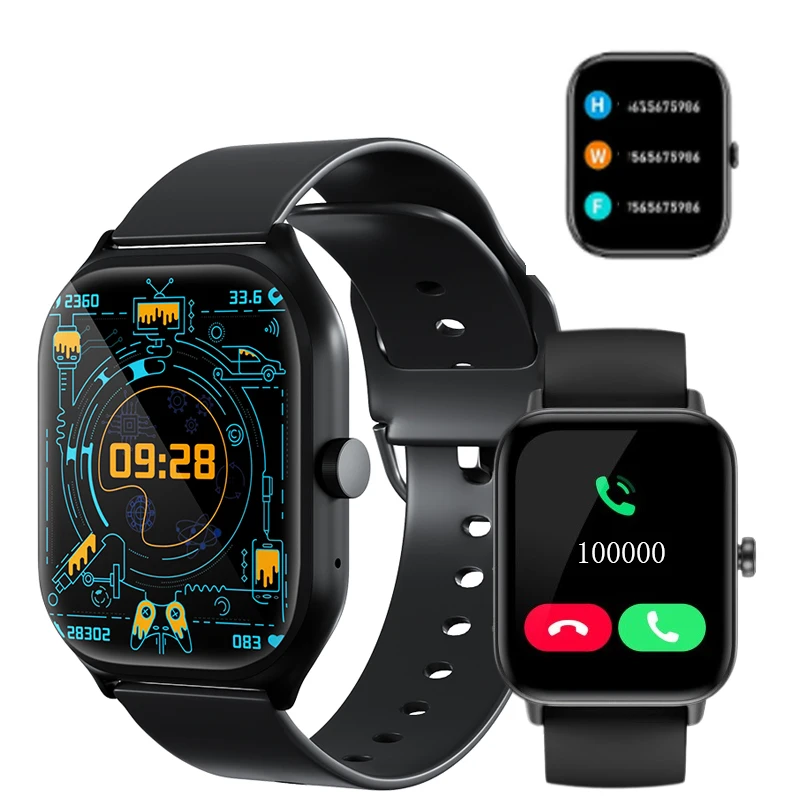 

JOCEEY Smart Watch(Answer/Make Call),2.01" Smartwatch for Men Women,Sport Modes,Fitness Activity Tracker,Heart Rate Sleep Monito