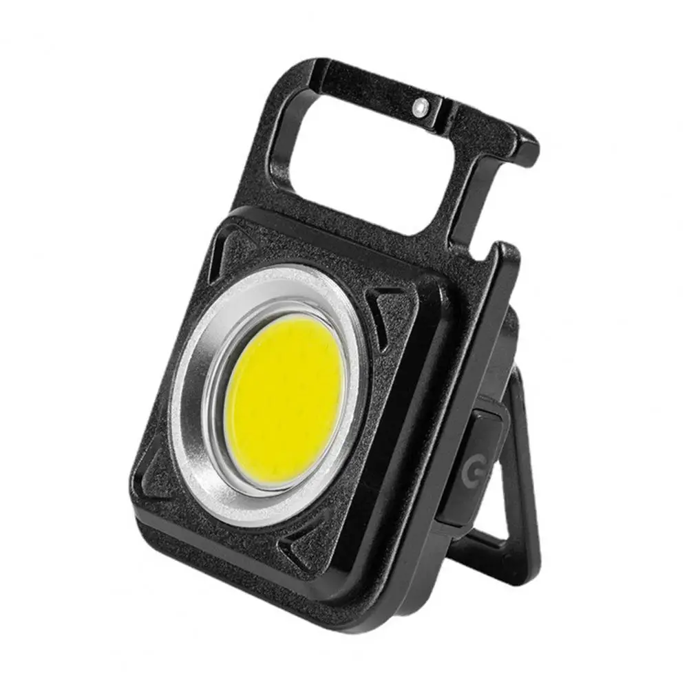 

Mini Flashlight Super Bright Camping Light Strong Magnet COB Keychain Work Light Backpack Floodlight Bottle Opener Survival Gear