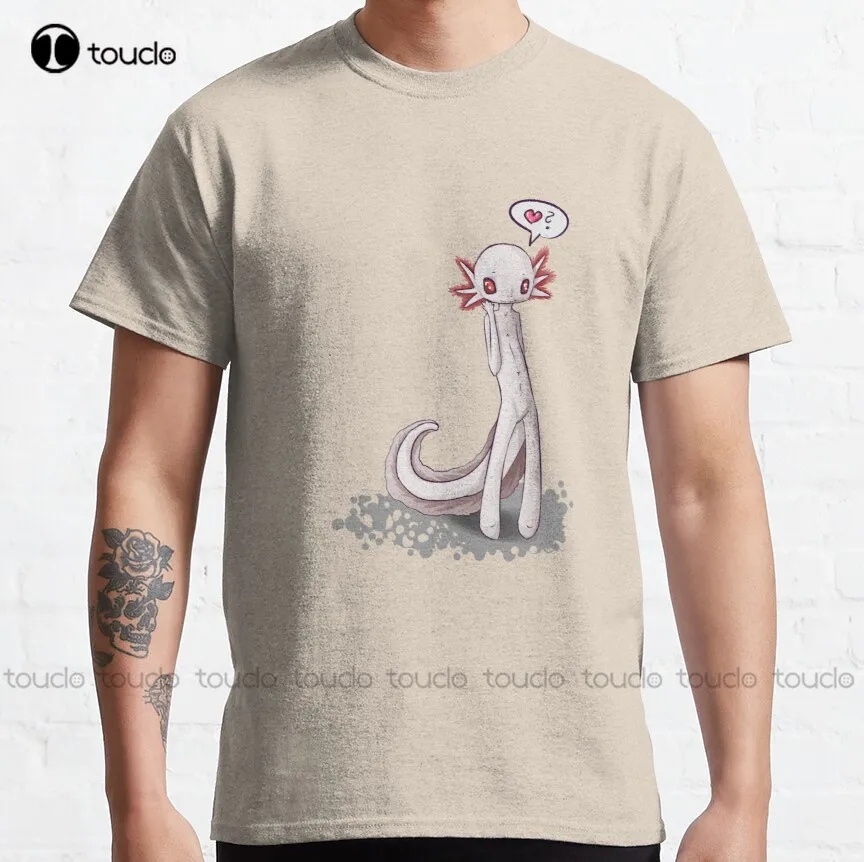 

Классическая футболка оверсайз с цитатами только девушка, которая любит Axolotls, Модная креативная забавная футболка для отдыха в стиле Харадзюку, женская футболка