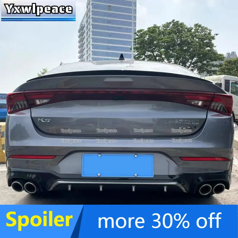 

For Kia Optima K5 GT 2020 2021 2022 K5 DL3 Spoiler High Quality ABS Plastic Primer Color Rear Trunk Lip Spoiler Car Accessories