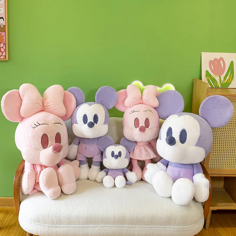 

Новые оригинальные плюшевые игрушки Disney Макарон Микки Минни кукла подарок на день рождения для ребенка
