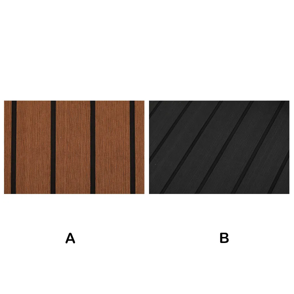 

Self-Adhesive Foam Boat Teak Decking Sheet Deck Noise Insulation Striped EVA Marine Flooring Mat Yacht Accessories