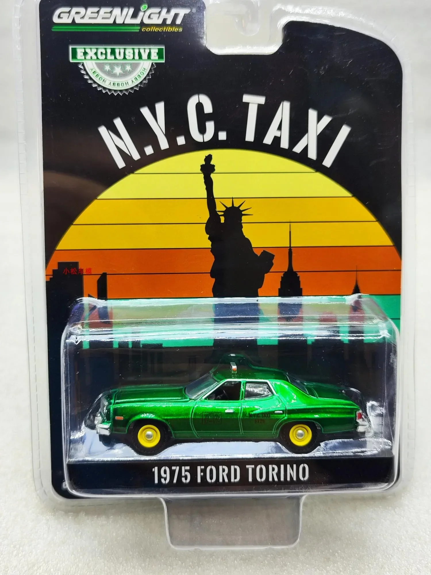 1:64 1975 Ford Torino — NYC Taxi литая под давлением модель автомобиля из металлического