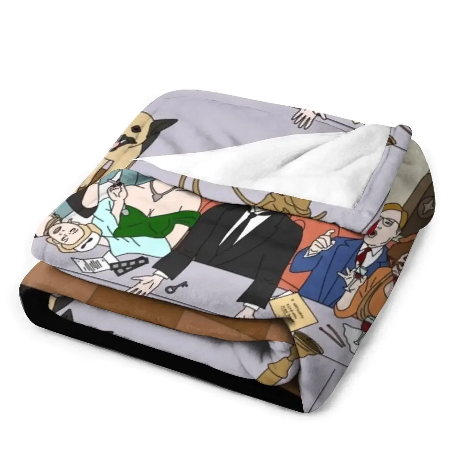 Одеяло Последний вечер в особняке Бодди Retros Гигантские одеяла для дивана