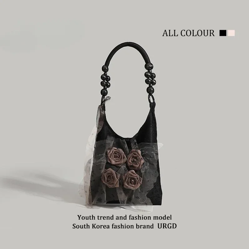 Большая вместительная сумка-тоут премиум-класса на одно плечо винтажная нишевая