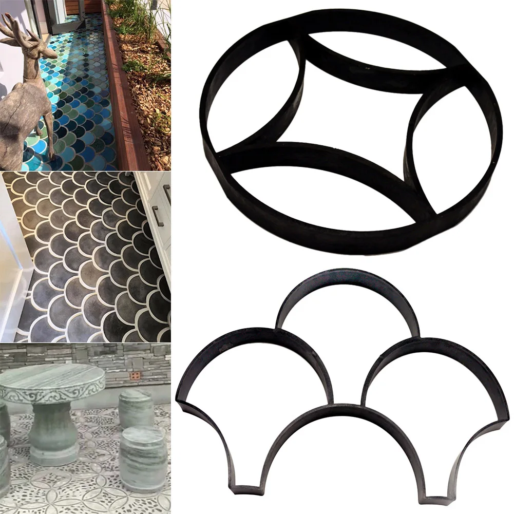 

Paving Mould Diy Walkway Pavement Molds Concrete Floor Stepping Stone Paver Lawn Patio Yard Garden Gardening Supplies