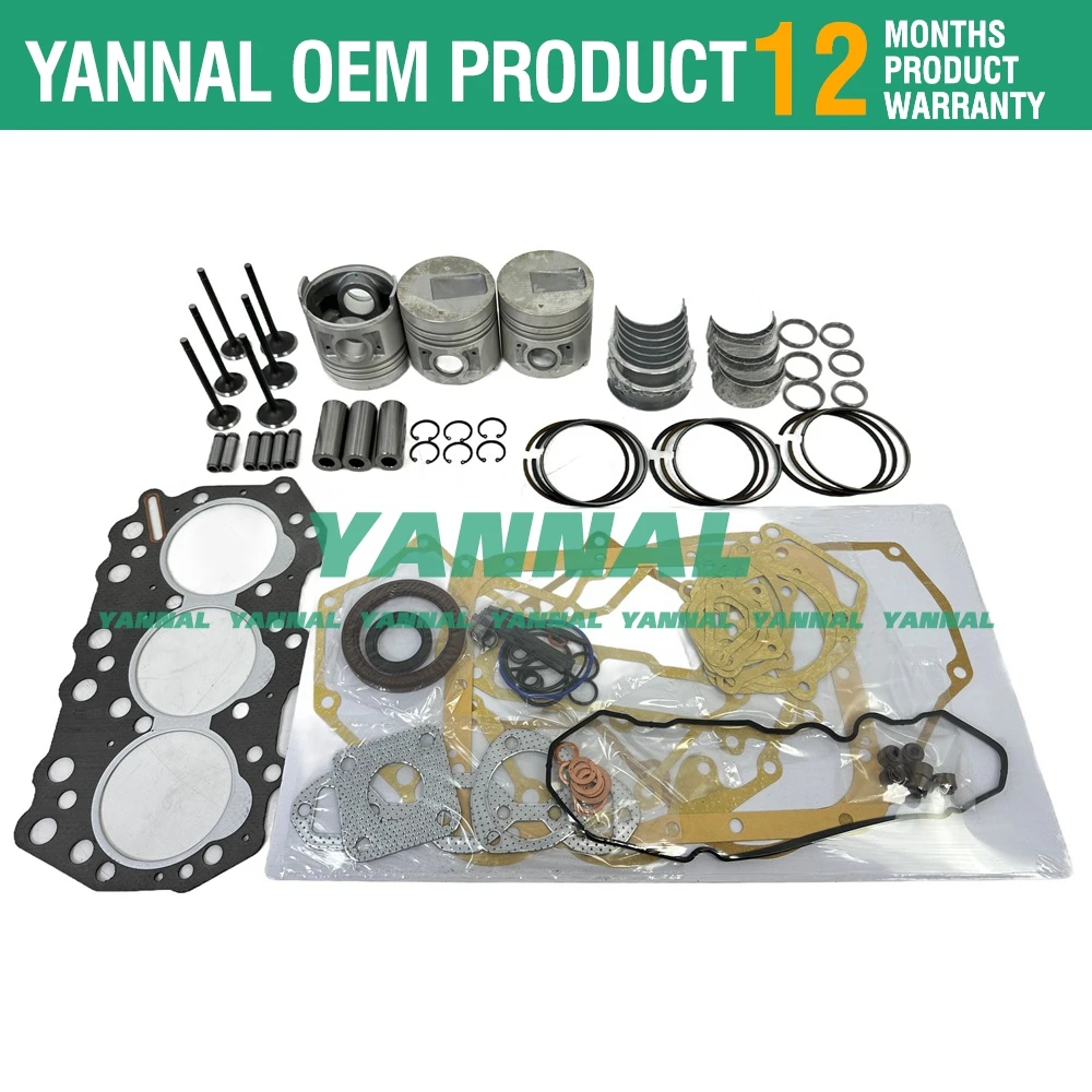 Для Mitsubishi S3Q2 S3Q-2 S3Q комплект для капитального ремонта поршень + кольцо прокладка