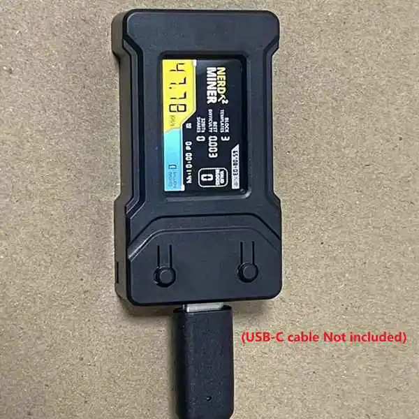 2 шт. Nerdminer V2 56K T-Display Хешрейт 56K/S Plug and Play BTC Crypto Solo Miner Машина для майнинга биткойнов