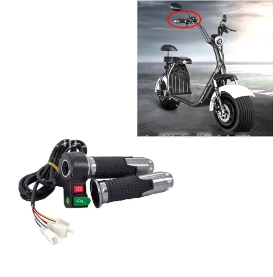 Ручка дроссельной заслонки 60 В 3-скоростной переключатель передач с звуковым