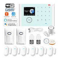 Smart Home Security Alarm System Wireless House Door Window Infrared Sound Light GSM Fire Anti Theft SOS WiFi Tuya Alarm System