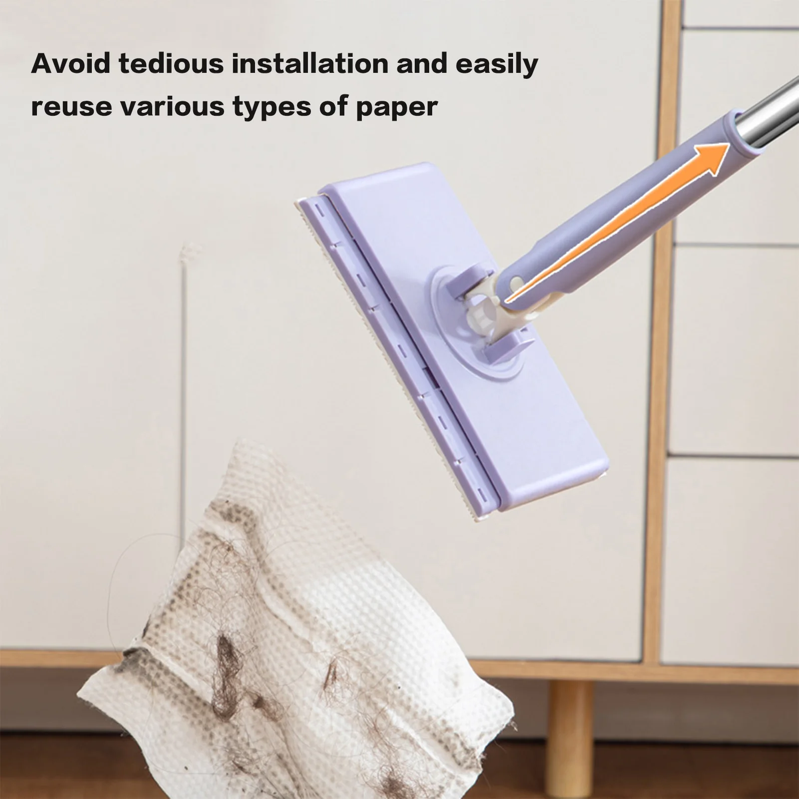 Сменная Швабра для бумажных полотенец автоматическая сменная ткань чистки