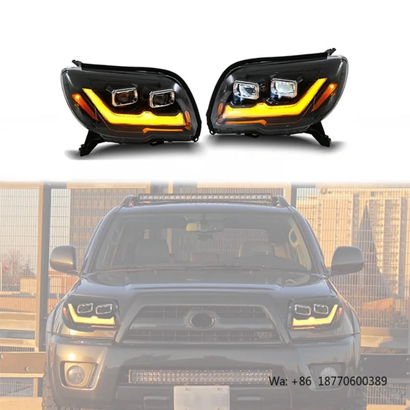 Фото Новые сменные светодиодные фары LUMA с двойным проектором для Toyota 4Runner Hilux Surf 4-го поколения 2003-2009 годов №1