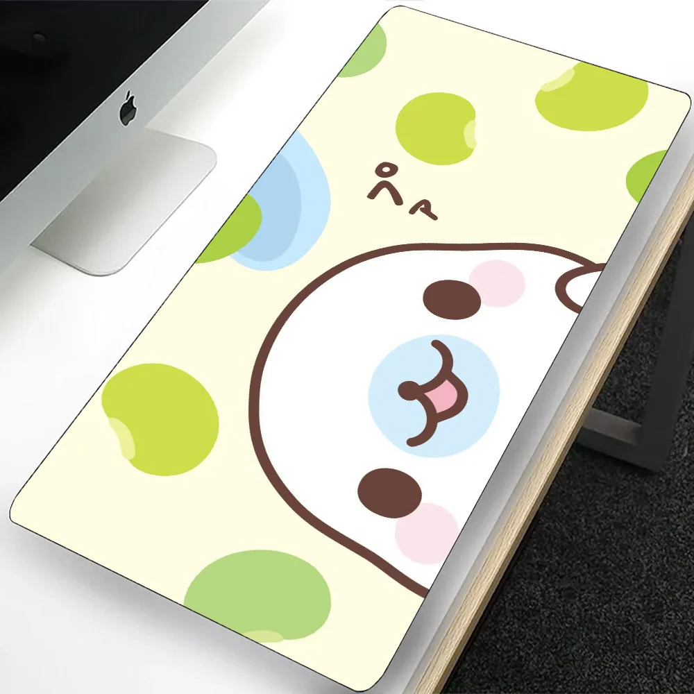 Милый большой игровой коврик для мыши Mamegoma компьютерный ПК геймер ноутбука