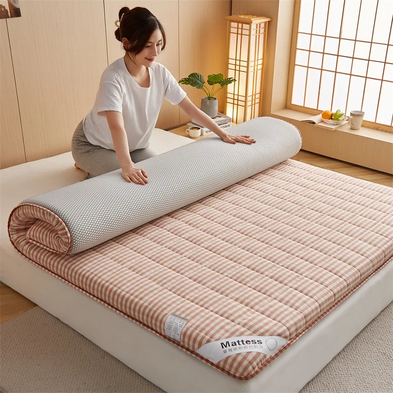 

Японский напольный матрас, толстый матрас из хлопка и пены с эффектом памяти, матрас для татами, сверхпрочная портативная эластичная кровать, мебель для комнаты и сна