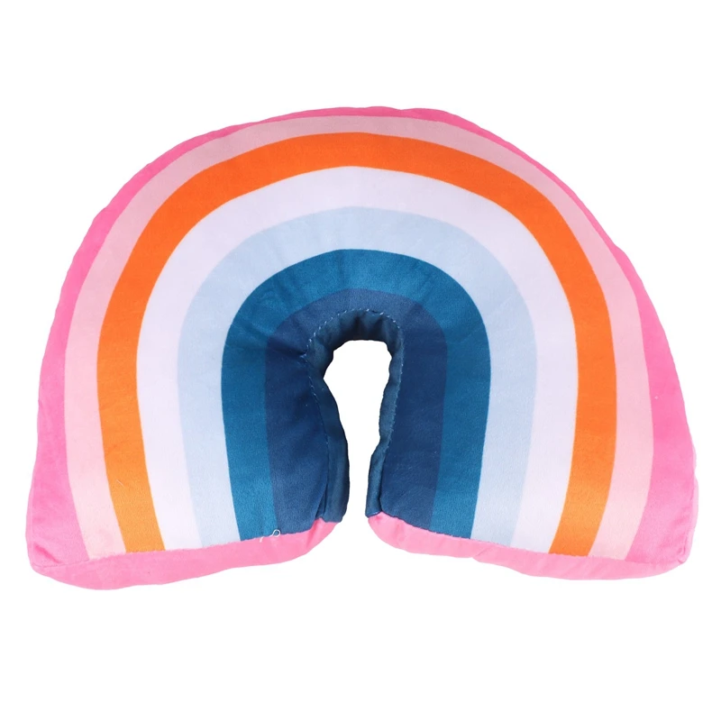 

Rainbow U Shape Kids Pillow Decorative Room Neck Pillow Cushion Cute Baby Pillows Sleep Toys Stuffed Dolls Birthday Gift
