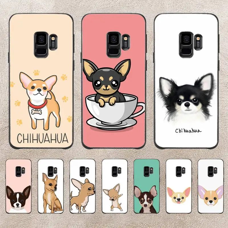 

Chihuahua Dog Fashion Cartoon Phone Case For Samsung Note 8 9 10 20 Case For Note10Pro 10lite 20ultra M20 M31 Funda Case
