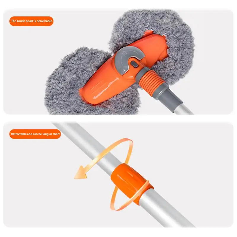 Щетка для мойки автомобиля швабра инструмент чистки с длинной ручкой выдвижная