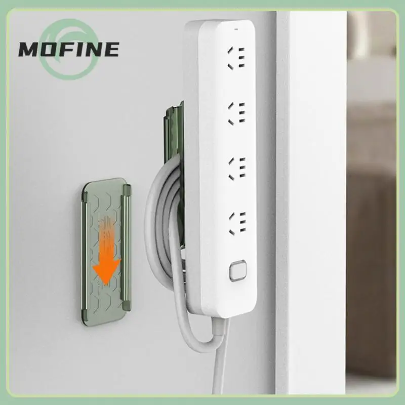 

Self-adhesive Traceless Fixer Wall-mounted Plug Type Fixer Light And Extravagant Socket Fixer Organization Storage Wholesale