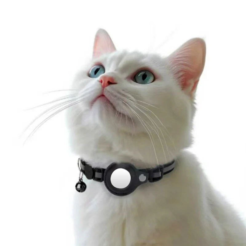 Ошейник для домашних животных Airtag Cat Kitten Puppy Tracker Светоотражающая полоса с