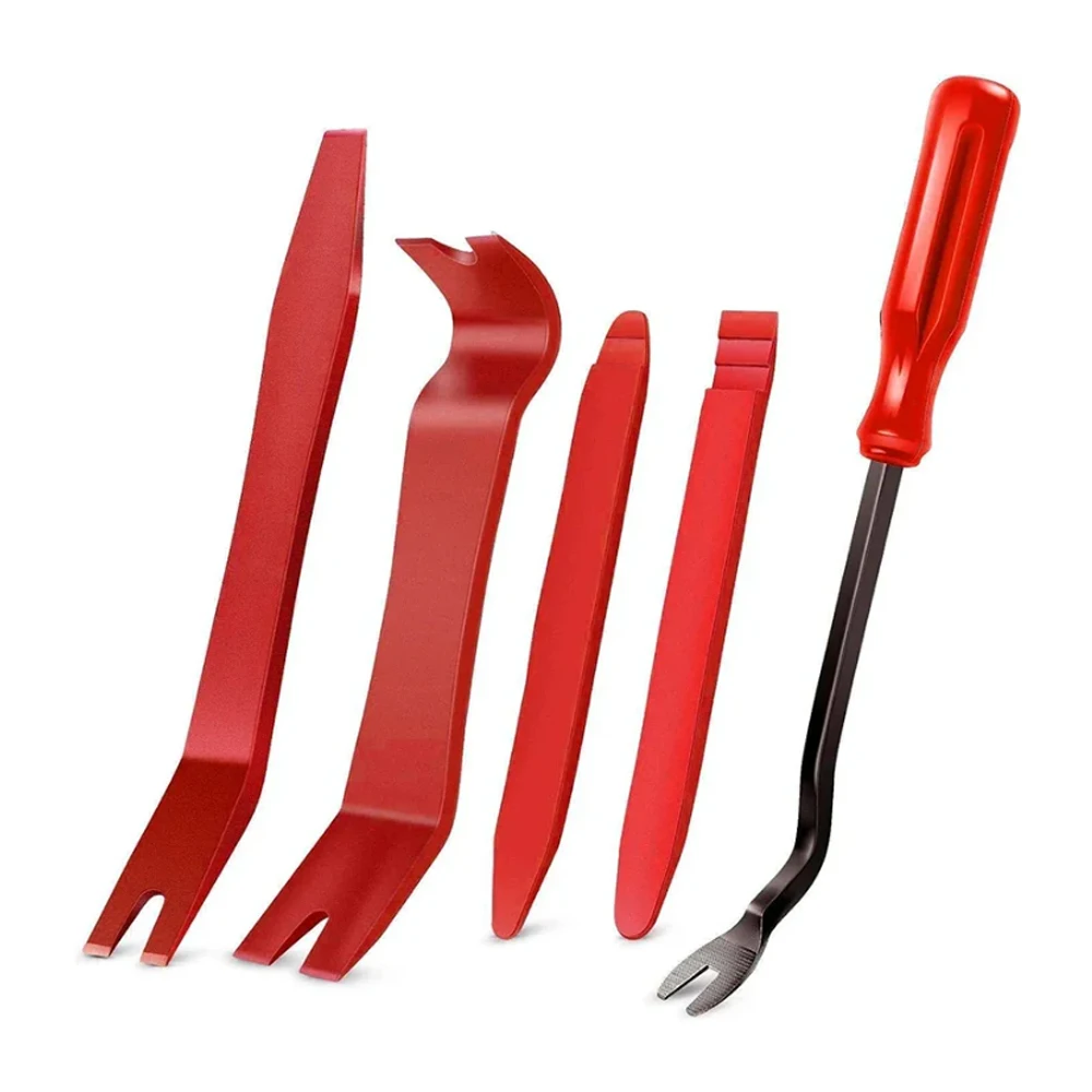 

5 шт. Набор инструментов для снятия обшивки автомобиля, набор инструментов для снятия пластиковых обшивки без царапин - Набор для снятия крепежных зажимов для внутренней дверной панели автомобиля