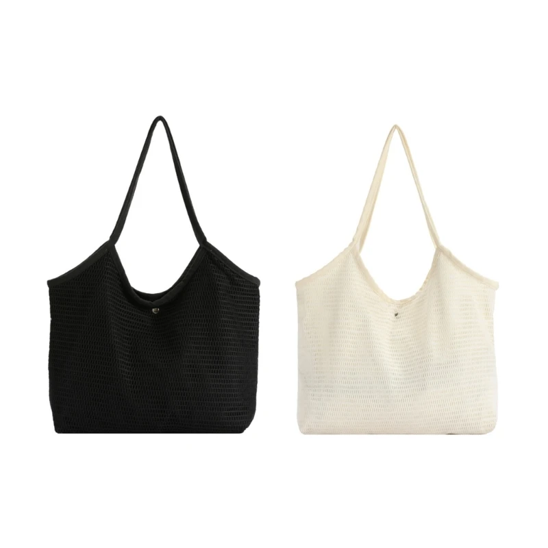 

4XFF Large Capacity Tote Bag Holiday Shoulder Bags for Women Outdoor Activities