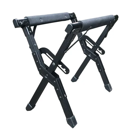 

OnwaySports Outdoor Camping Picnic Folding Freezer Cooler Stand Black Aluminum