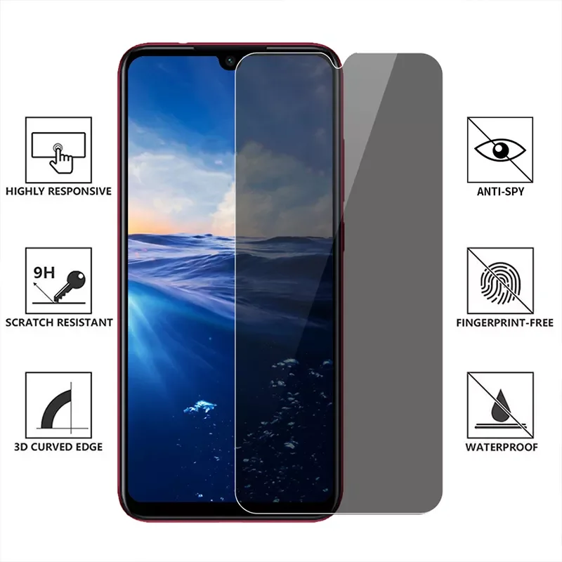 

Spy Screen Protector on Redmi Note 10S 10 Pro Max 5G 9 9A 9C 9i 9AT 8A Tempered Glass for Redmi 9 Pro Note 8 8T