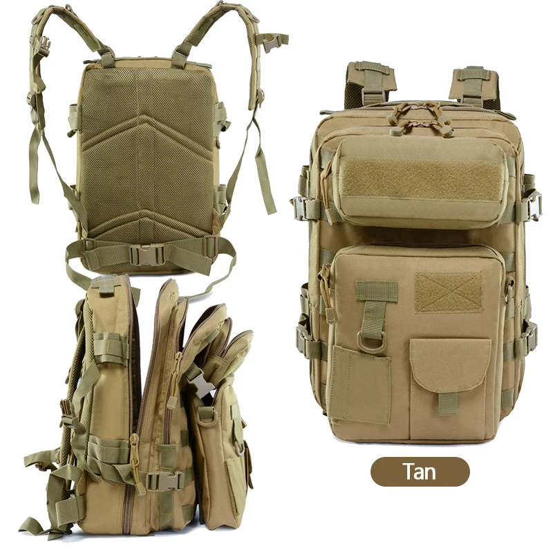 

2022 New Mountaineering Bag Travel Shoulder Combination 600D Outdoor Camouflage Tactics Detachable Travel Backpack