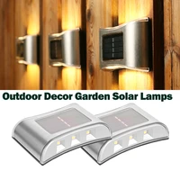 outdoor decoration garden solar lamps exterior wall lamp outside shed fence gazebo lighting holiday cottage vegetable garden