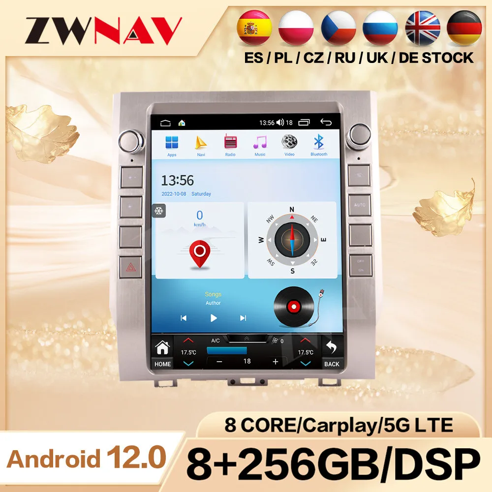 

Автомобильное радио Qualcomm tesla GPS Android мультимедийный плеер для Toyota Tundra 2013 2014 2015 2016 2017 2018 2019 2020 carpaly refit
