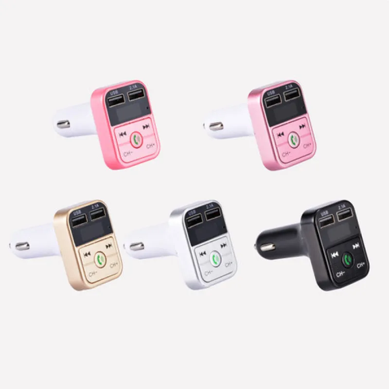 

B2 car charger car supplies wholesale car MP3 player card Bluetooth U disk transmitter heat