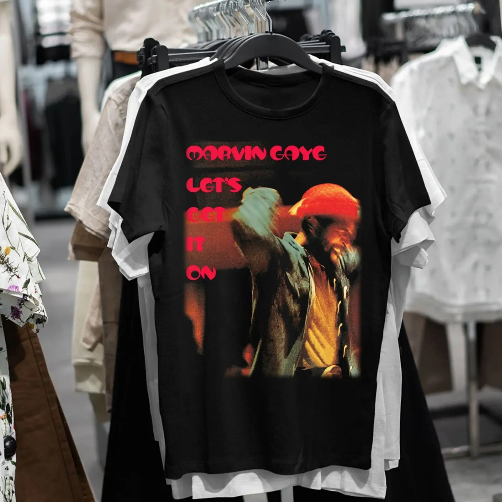Новинка редкий Марвин Gaye подарок для фанатов унисекс фотофутболка 1N1457