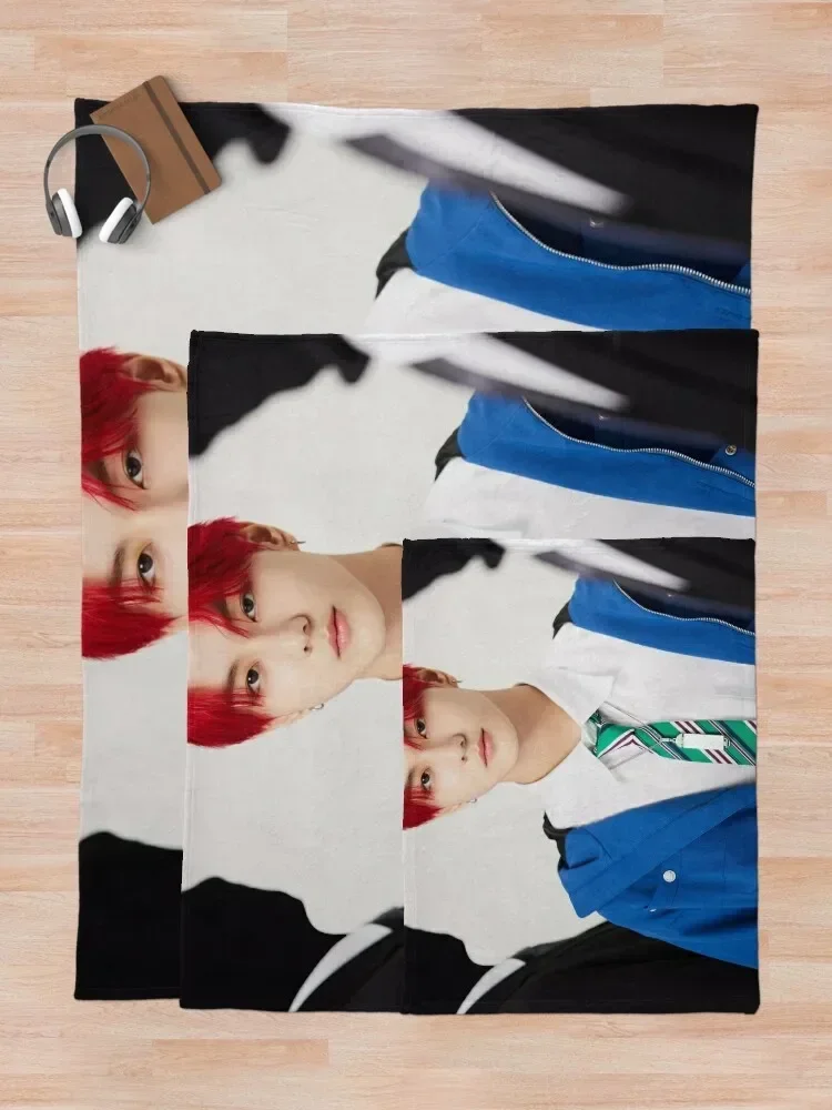 jungwon Throw Blanket valentine gift ideas Extra Large Furrys Hairy Blankets