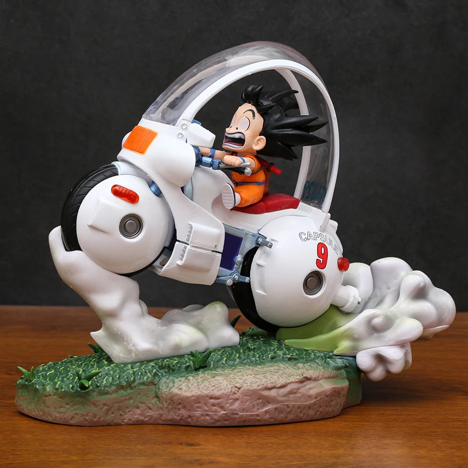 

Dragon Ball No. 9 Bike Goku PVC Figure Anime Figurine Collectible Model Toy