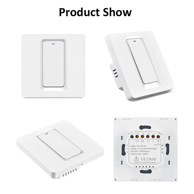 

Smart Scene Switch Tuya Zigbee Switches Tuya Zigbee Smart Switch Voice Control Smart Life App Smart Home Smart Wall Light Switch