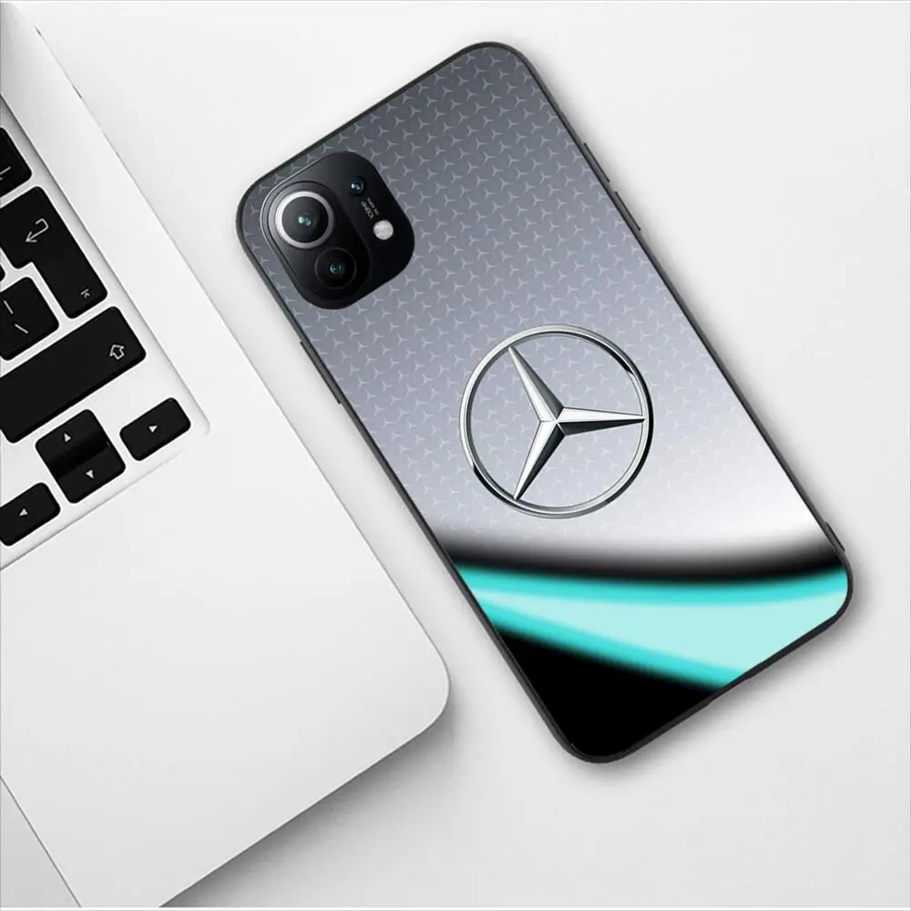 Luxury Car Mercedes Benz Phone Case For Xiaomi 13 12 11T 9 11 10C 9T 8 9SE 11i Lite Ultra Note10 Poco F3 M4 M3 Pro Soft Covers