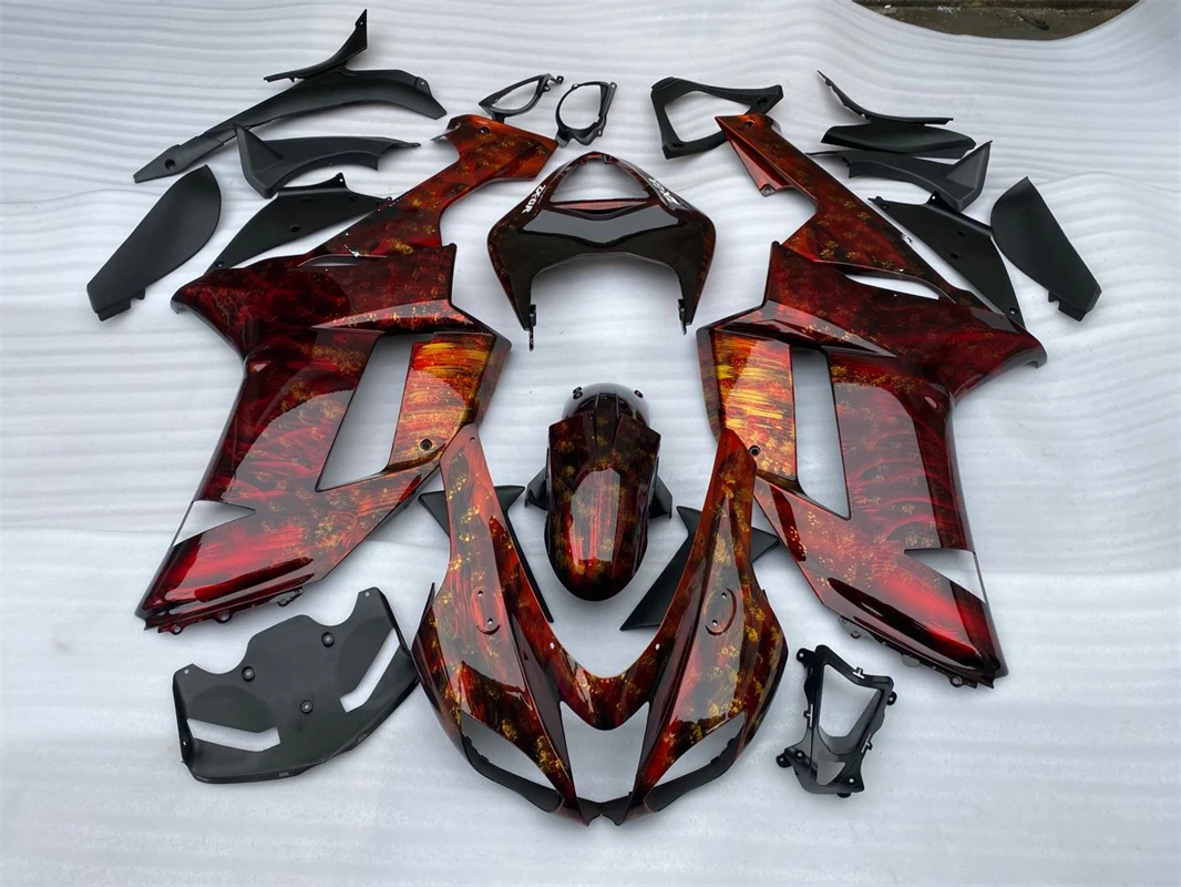 

New ABS Plastic Shell Motorcycle Fairing kit Fit For Kawasaki Ninja ZX6R 636 ZX-6R 2007 2008 07 08 Custom Colorful red