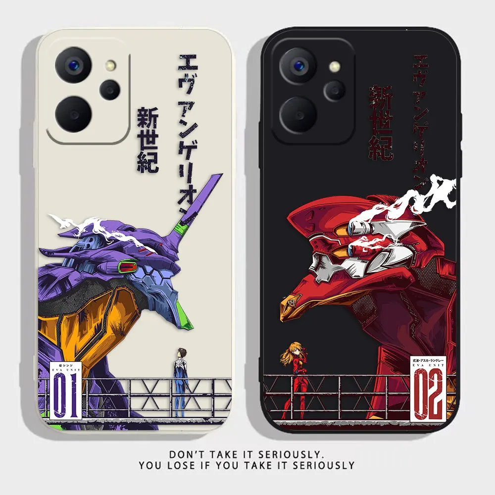 

Anime N-Neon G-Genesis 01 02 Phone Case For OPPO Realme 10 9 8 8I C30 C31 C33 C35 C55 GT NEO 2 3 5 NARZO 50 5G Case Funda Shell
