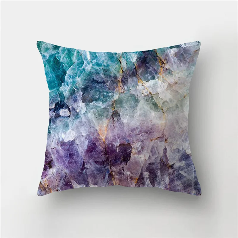 45x45 см мраморный рок текстура печатный узор наволочка для дома гостиная диван