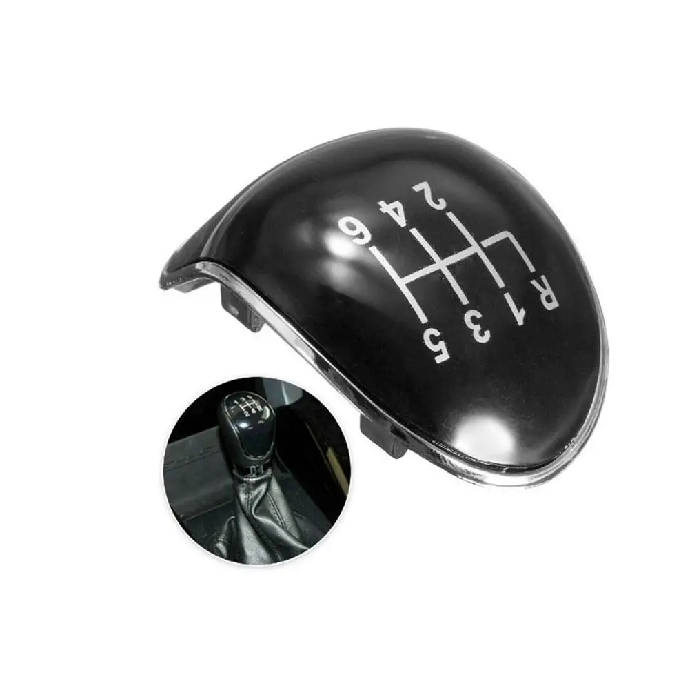 

Car Gear Knob Cover Trim 6 Speed Transmission Stick Knob Gear Lever Cover Interior Parts