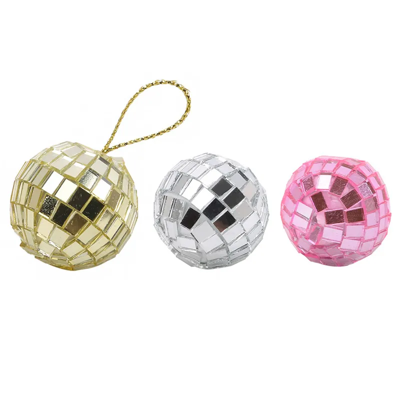 

3Cm 5Cm 7Cm Reflecterende Glas Roterende Spiegel Bal Voor Disco Dj Spiegel Reflectie Glazen Bal Licht Voor christmas Party