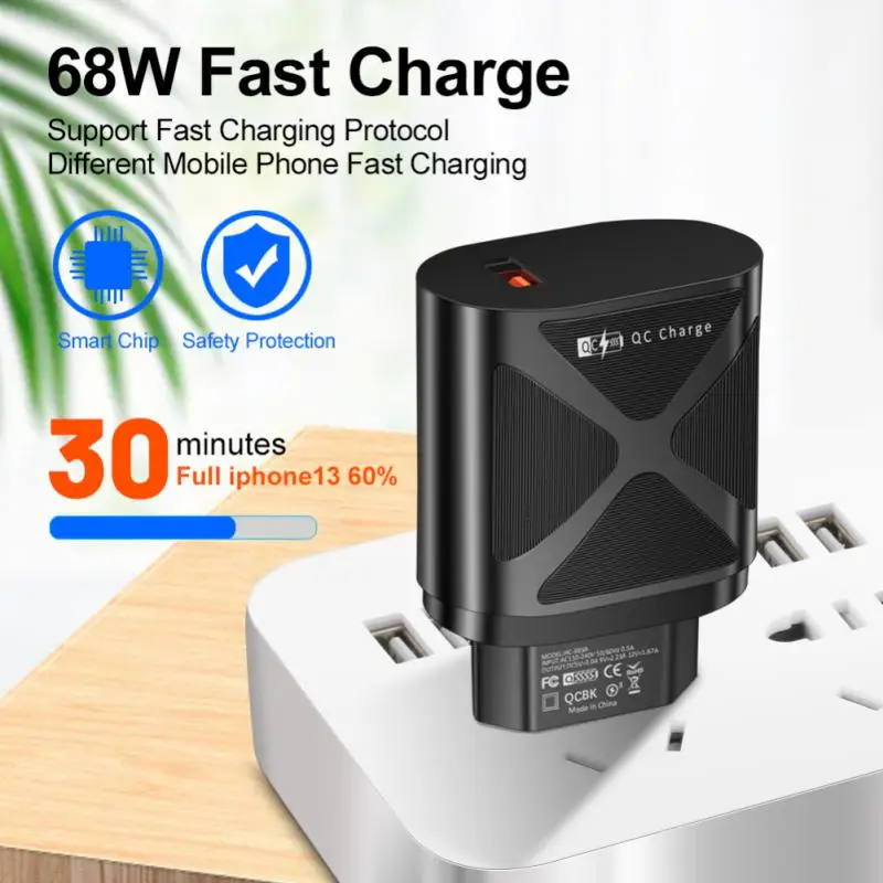 

Super Fast Charger Ten-fold Intelligent Protection Mini US UK EU Usb Charger Super Fast Charging Speed Usb Fast Charging Socket