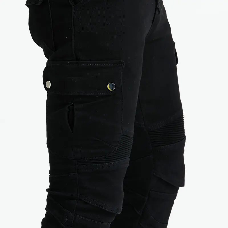 LOMENG Motorcycle Jeans Motorbike Motocross Cycling Pnats Fireproof Kevlar Protective Layer On Hips And Knees LM114-26